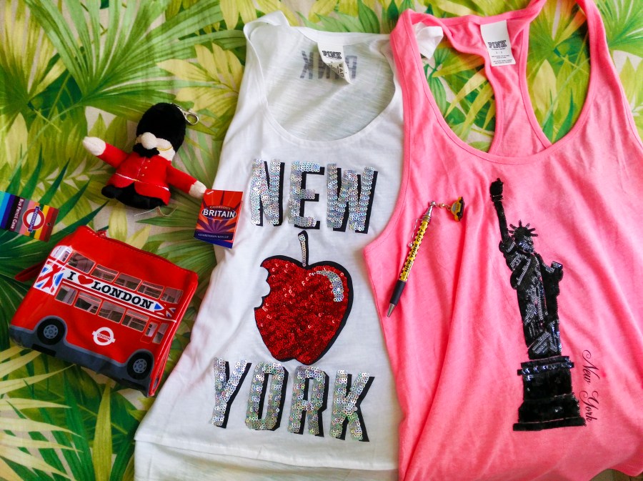 souvenir shopping from london and victoria's secret new york