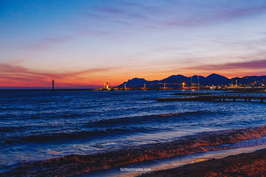 Croisette Sunset by Faithieimages
