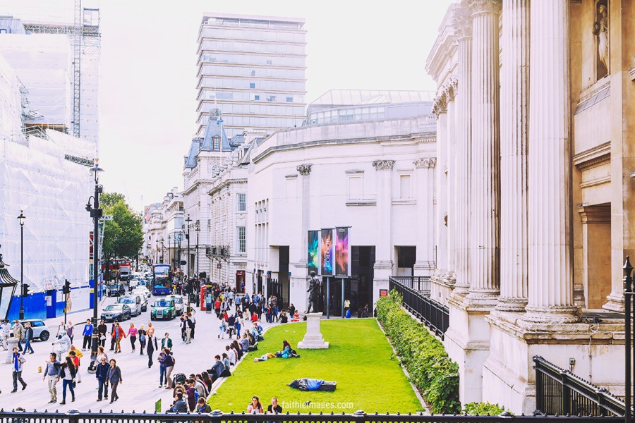 Trafalgar Square National Gallery by Faithieimages 11