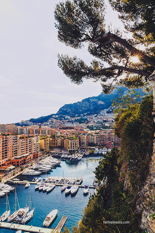 Monaco views Port de Fontvieille by Faithieimages